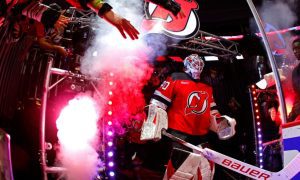 New Jersey Devils Goaltender Steps The Ice