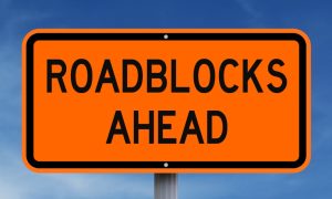Roadblock Sign