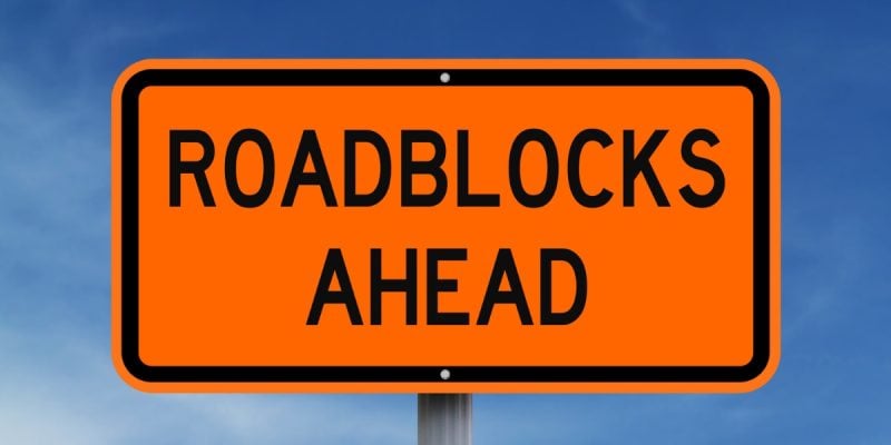 Roadblock Sign