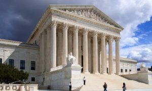 US Supreme Court Building In Washington