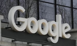 google exterior sign on building