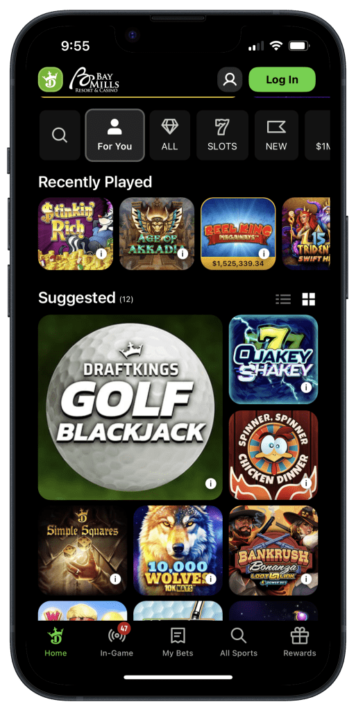 DraftKings Casino Michigan App