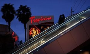 Escalator Outside Tropicana Las Vegas Hotel-Casino