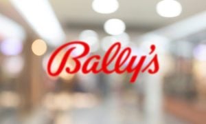 bally's logo over blurred background