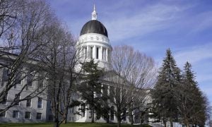 exterior of maine capitol building