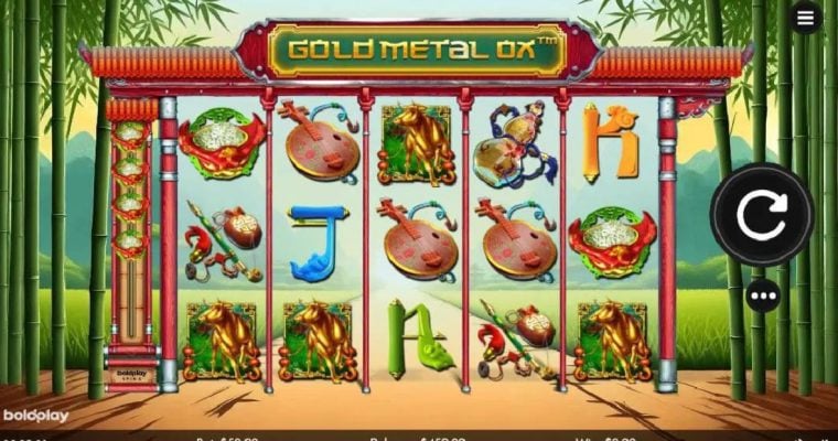 Boldplay Online Casino Game Gold Metal Ox