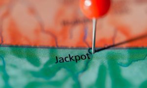 Dropped Pin On Jackpot City On Map
