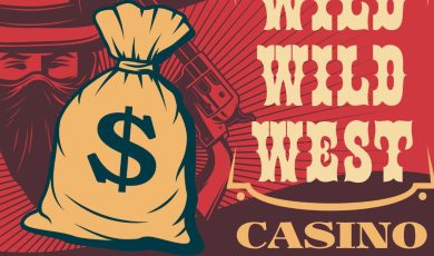 Money Bag Illustration Wild Wild West Casino