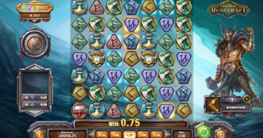 Viking Runecraft slot being played live.