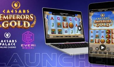 Caesars Emperors Gold Online Slot Launch Image