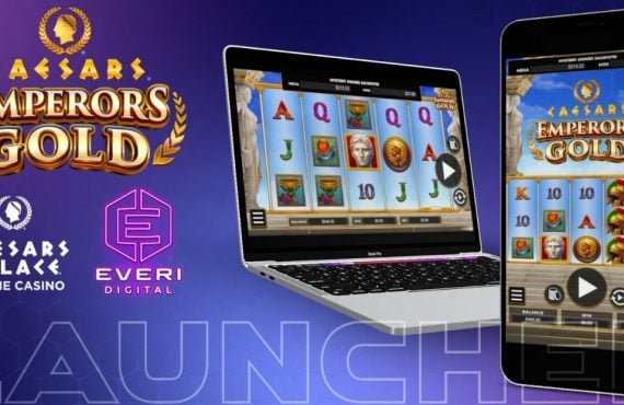 Caesars Emperors Gold Online Slot Launch Image