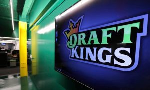 DraftKings Logo Displayed At Company Headquarters