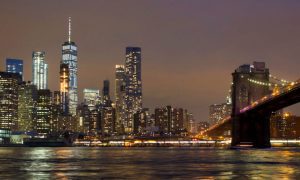NYC Skyline At Night