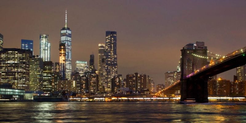 NYC Skyline At Night