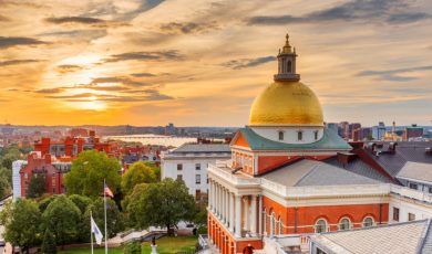 Massachusetts State House in Boston