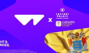 Wazdan Caesars Online Casino Partnership Promo Image