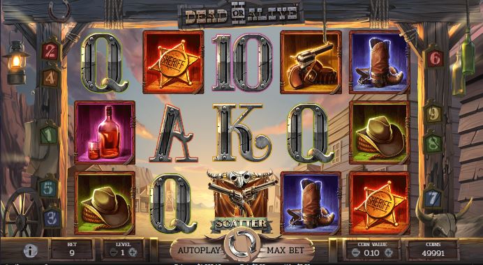 Dead or Alive 2 slot in action