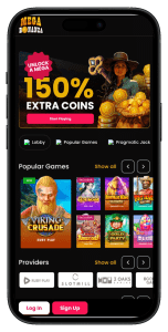 Mega Bonanza casino home screen