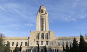 exterior view of the nebraska capitol building