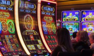 Gamblers Play Slot Machines At Ocean Casino Resort