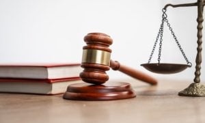 Gavel And Law Books