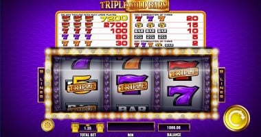 Triple Gold Bars slot