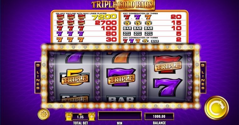 Triple Gold Bars slot
