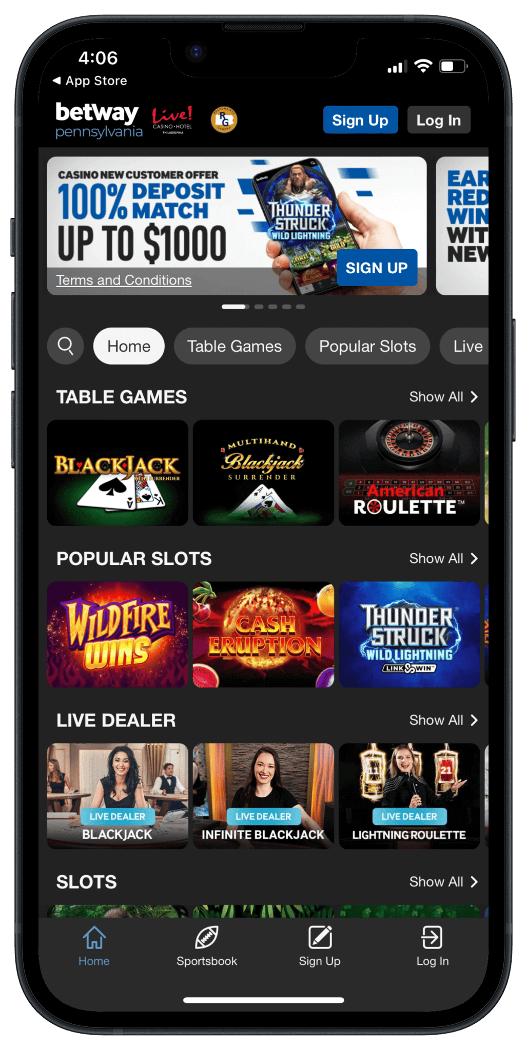 betway casino bonus