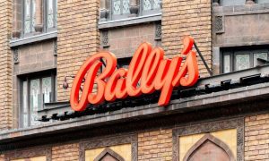 a ballys sign over its chicago casino