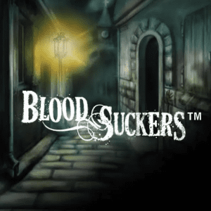 Logo for Blood Suckers, a high-paying online slot