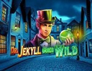 Logo for Dr. Jekyll Goes Wild, a high-paying online slot.