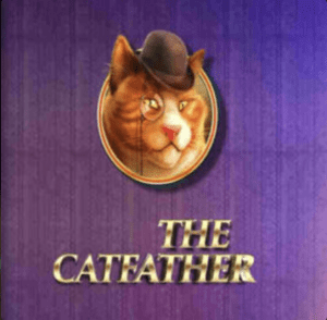 Logo for The Catfather, a high-paying online slot
