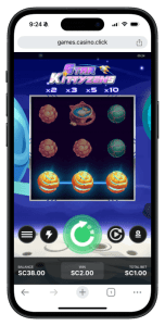 Casino Click App home