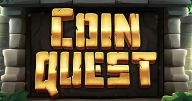 Logo for Coin Quest, an online slot by Slotmill