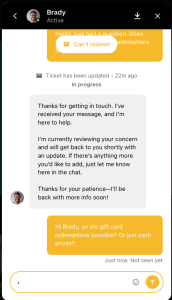 Crown Coins chat support
