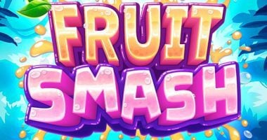 Logo for Fruit Smash, an online slot from Slotmill