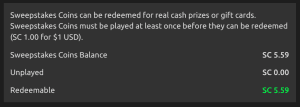 Hello Millions redeemable balance