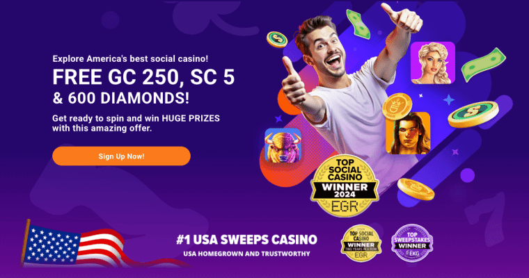 High 5 Casino Landing Page