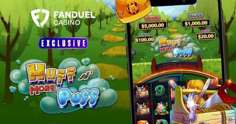 Huff N' More Puff FanDuel Exclusive Slot Promotional Graphic