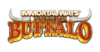 Logo for Immortal Ways Buffalo online slot