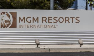 a mgm resorts international sign