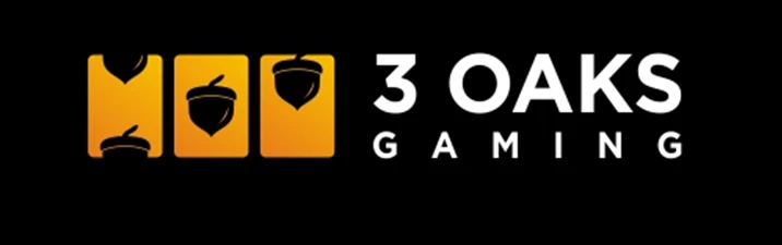 Logo for 3 Oaks Gaming, an online slot provider