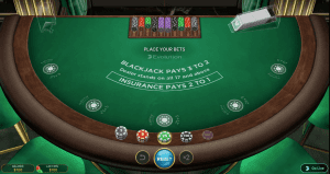 BetRivers.net Blackjack table game