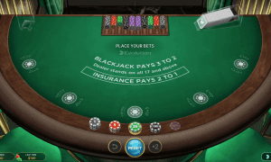 BetRivers.net Blackjack table game