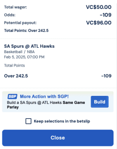 BetRivers.net Sports Bet payment