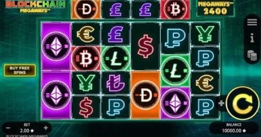 Blockchain Megaways slot game