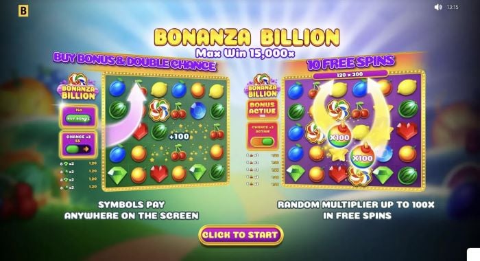 Bonanza Billion slot game