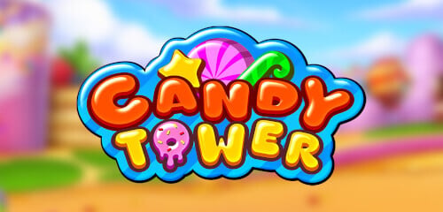 Logo for Candy Tower, an online slot from Habanero Games