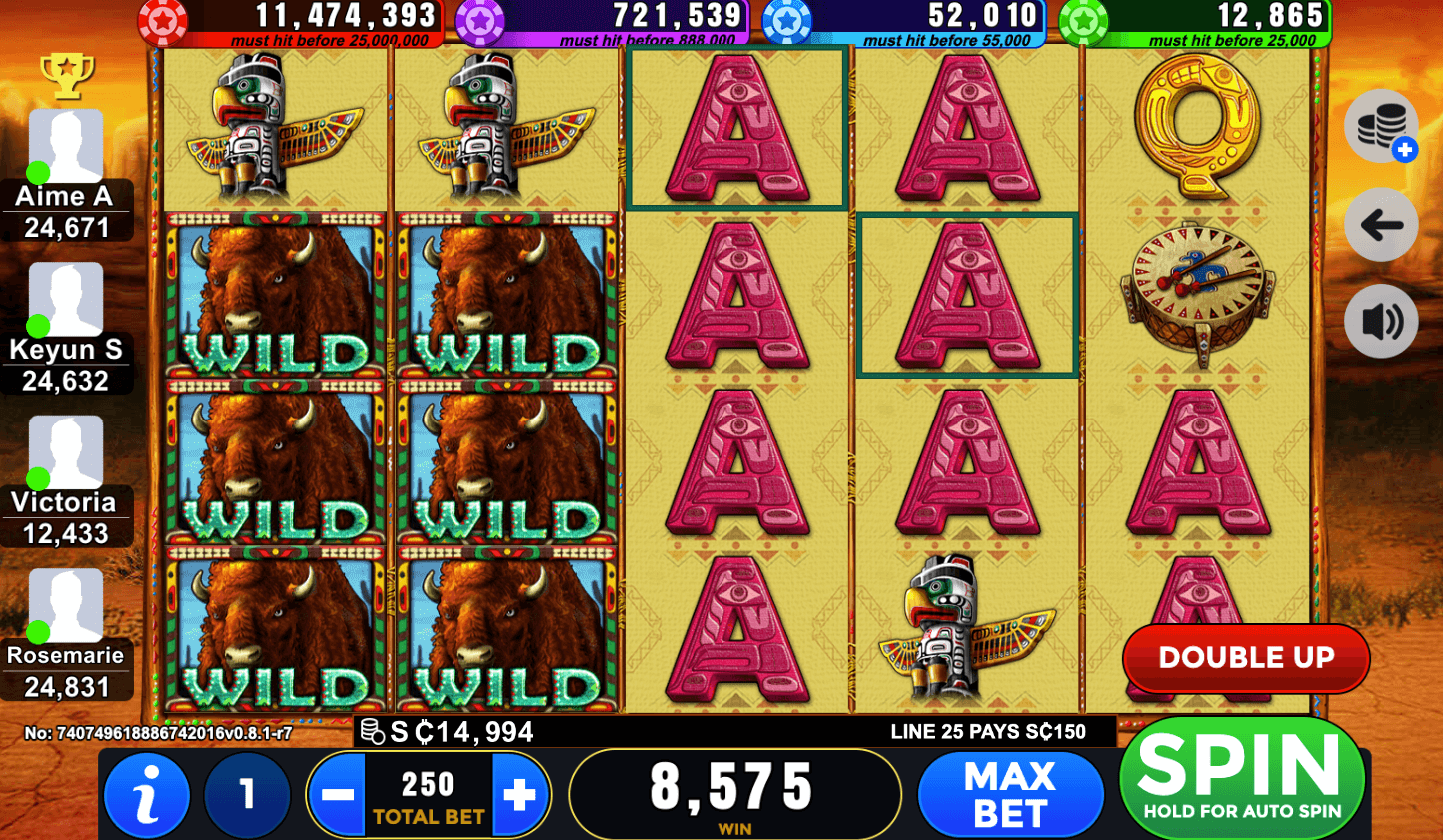 Carnival Citi Buffalo Run slot game
