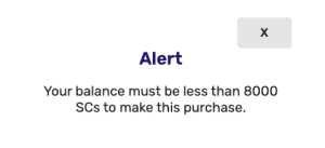 Carnival Citi Purchase policy alert